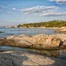 Photo : Espagne la Costa-Brava -  Rochers prés de Treumal sur la Costa-Brava