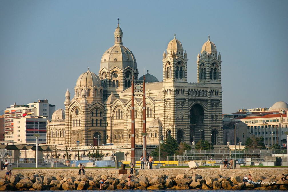 Photo : Marseille Cassis et les-Calanques -  La cathédrale de la Major ou basilique de Sainte-Marie-Majeure.