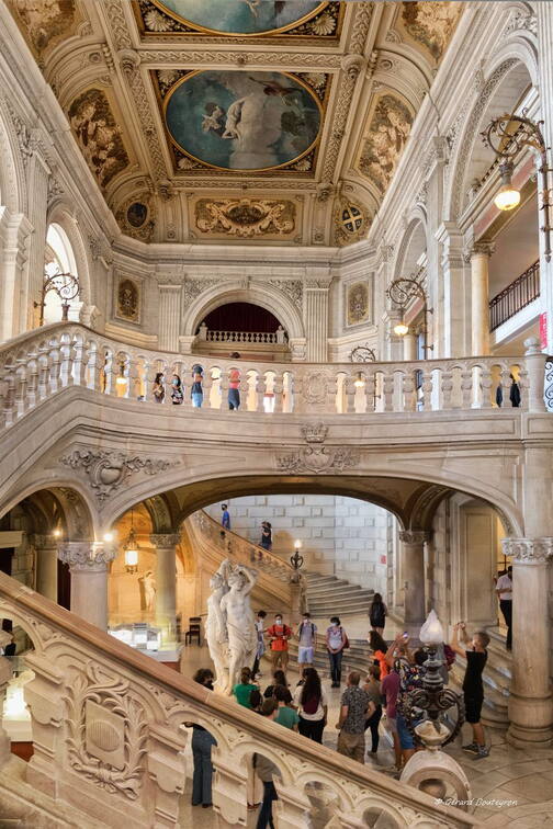 Région Langedoc Roussillon Midi-Pyrénées - Journée du patrimoine L'escalier de l'Opéra de Montpellier | GBopassions Photos