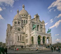 Photo : Région île de France -  La basilique du Sacré-Cœur de Montmartre