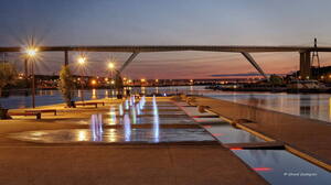 Photo : Les Heures Bleues ou Dorees -  Le viaduc de Martigues