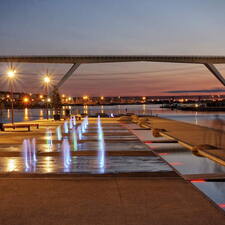 Photo : Les Heures Bleues ou Dorees -  Le viaduc de Martigues