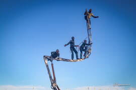 Photo : Martigues en photosSpectacles dans Martigues - COMPAGNIES EN CORPS EN L'AIR & LES SANGLÉS