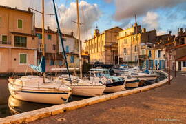 Photo : Photos de la ville de Martigues -  Couché de soleil sur le miroir aux oiseaux