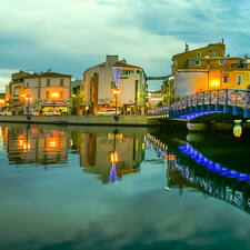 Photo : Martigues en photos -  Panorama des ponts bleus