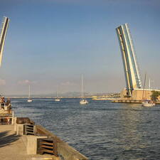 Photo : Martigues en photos -  Pont routier basculant de Martigues