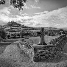 Photo : Paysages en Noir & Blanc -  Les chemins et la croix