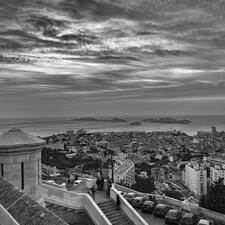 Photo : Paysages en Noir & Blanc -  Les 4 Îles du Frioul, le soir.