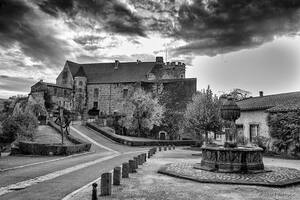 Photo : Paysages en Noir & Blanc -  Saint Saturnin le chateau