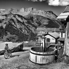 Photo : Paysages en Noir & Blanc -  Course de côte (en vélo) 