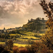 Photo : Paysages en couleur -  Cité médiévale de Sévérac le château