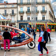 Photo : Mobilité et moyens de transport -  Place la comédie à Montpellier