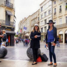 Photo : Une journée à Nimes et à Montpellier -  Distribution de Flyer